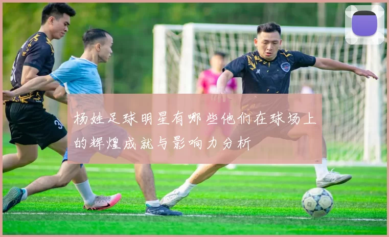 杨姓足球明星有哪些他们在球场上的辉煌成就与影响力分析