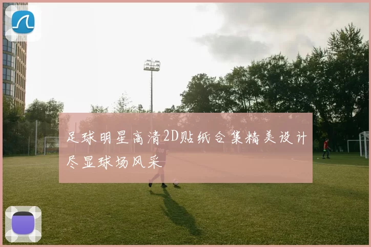 足球明星高清2D贴纸合集精美设计尽显球场风采