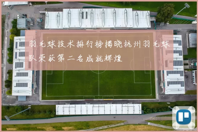 羽毛球技术排行榜揭晓杭州羽毛球队荣获第二名成就辉煌