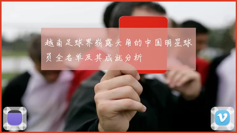 越南足球界崭露头角的中国明星球员全名单及其成就分析